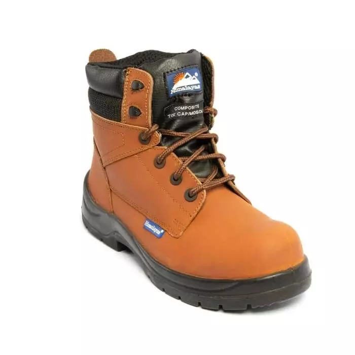 Himalayan 5119 Brown Composite Toe Capped Unisex Safety Boots UK 5, 5119BR050 (1 Pair)