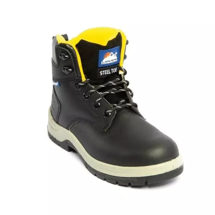 Himalayan 5240 Black Steel Toe Capped Unisex Safety Boots UK 7, 5240BK070 (1 Pair)