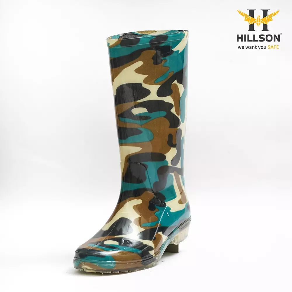 hillson-pvc-military-pattern-gumboot-plain-toe-mehndi-jungli-uk-3