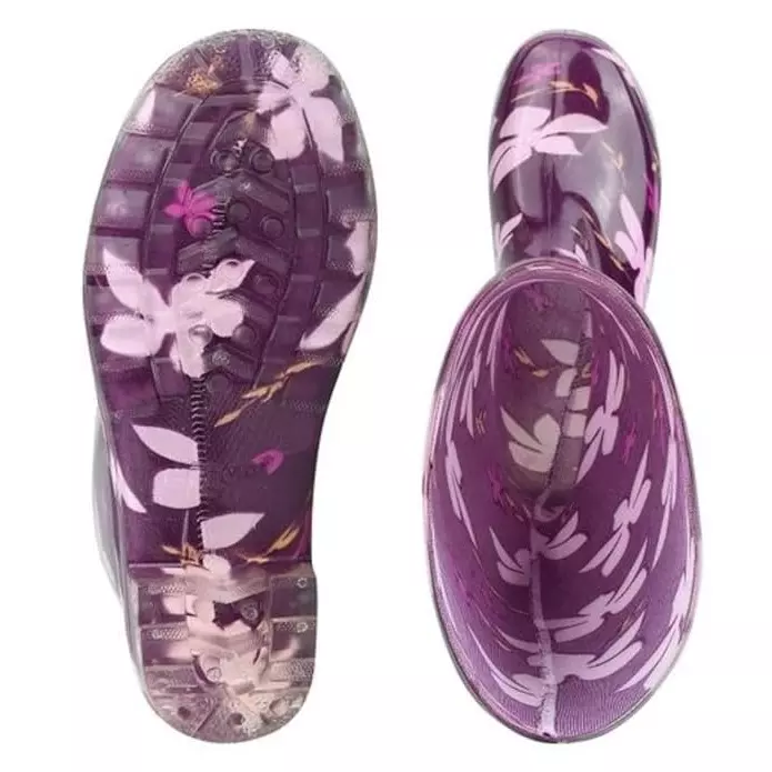 Hillson Ladies Gumboot PVC Purple Size UK8, Merikom-6