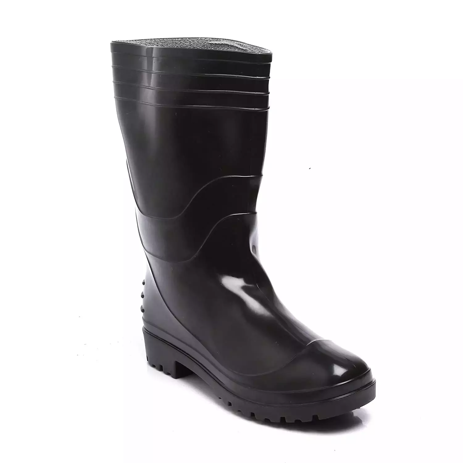 Agarson Full PVC Dual Density Safety Shoes VIRAT Black