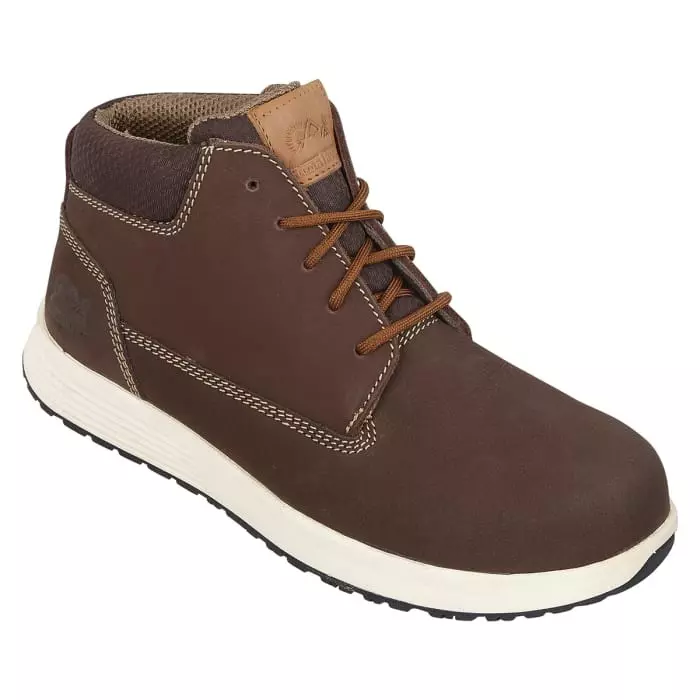 Himalayan 4411 Brown Non Metallic Toe Capped Unisex Safety Boots UK 13, 4411BR130 (1 Pair)
