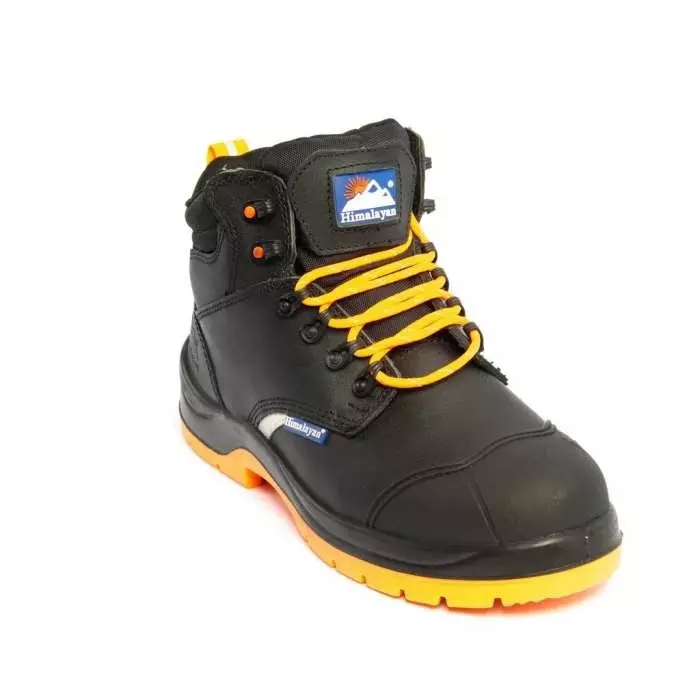 Himalayan 5400 Black Steel Toe Capped Unisex Safety Boots UK 12, 5400BK120 (1 Pair)