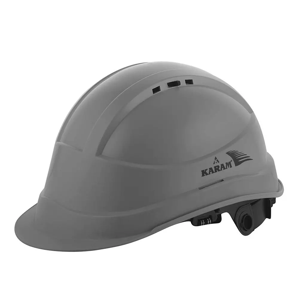 Karam PN542 Ratchet Type Shel Blast Helmet in Apex Grey