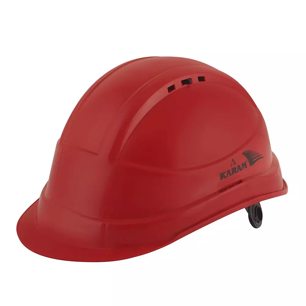 Karam PN542 Ratchet Type Shel Blast Helmet in Red