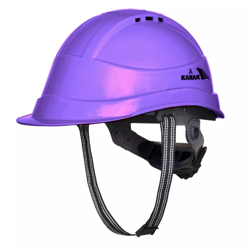 Karam PN542 Ratchet Type Shel Blast Helmet in UT Violet