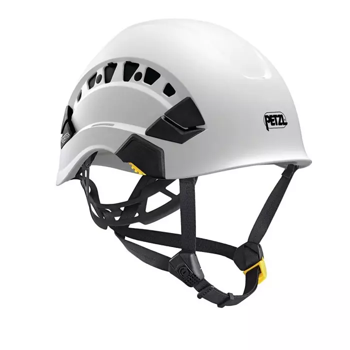 Petzl VERTEX VENT White Safety Helmet with Chin Strap Adjustable Ventilated, A010CA00