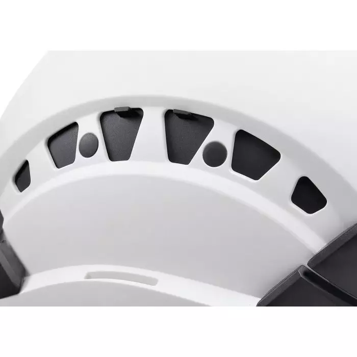 Petzl VERTEX VENT White Safety Helmet with Chin Strap Adjustable Ventilated, A010CA00