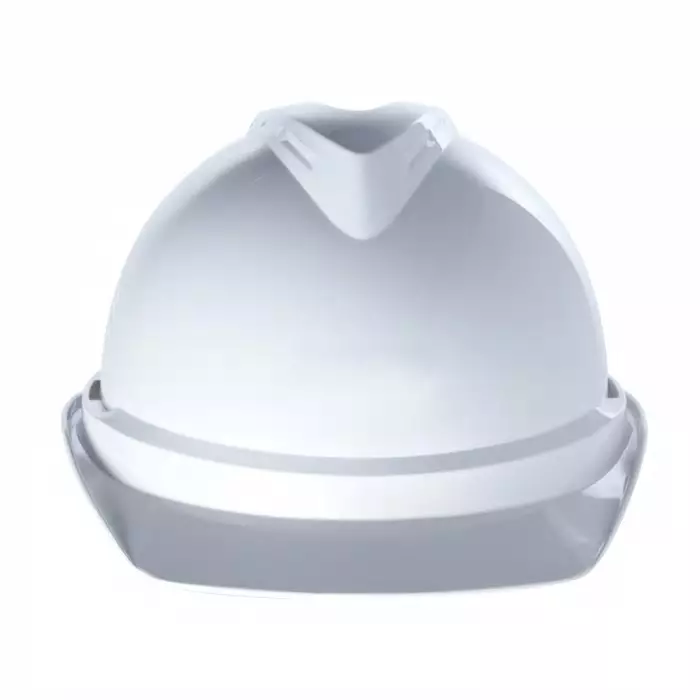 MSA Safety V-Gard 500 White Safety Helmet Adjustable, GV511-0000000-000
