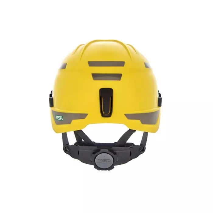 MSA Safety V-Gard H1 Black Yellow Safety Helmet with Chin Strap Adjustable, 10194795