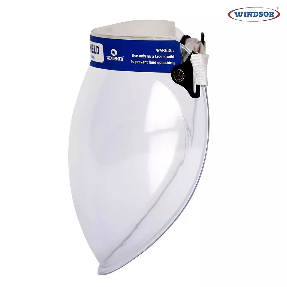 Windsor Bubble Face Shield Medium Pull-On Transparent, PII-509-Bubble-M (Pack of 2)