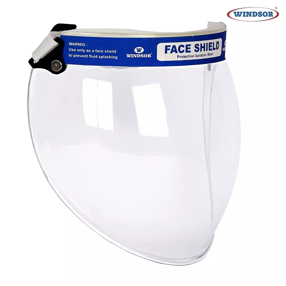 Windsor Bubble Face Shield Medium Pull-On Transparent, PII-509-Bubble-M (Pack of 2)