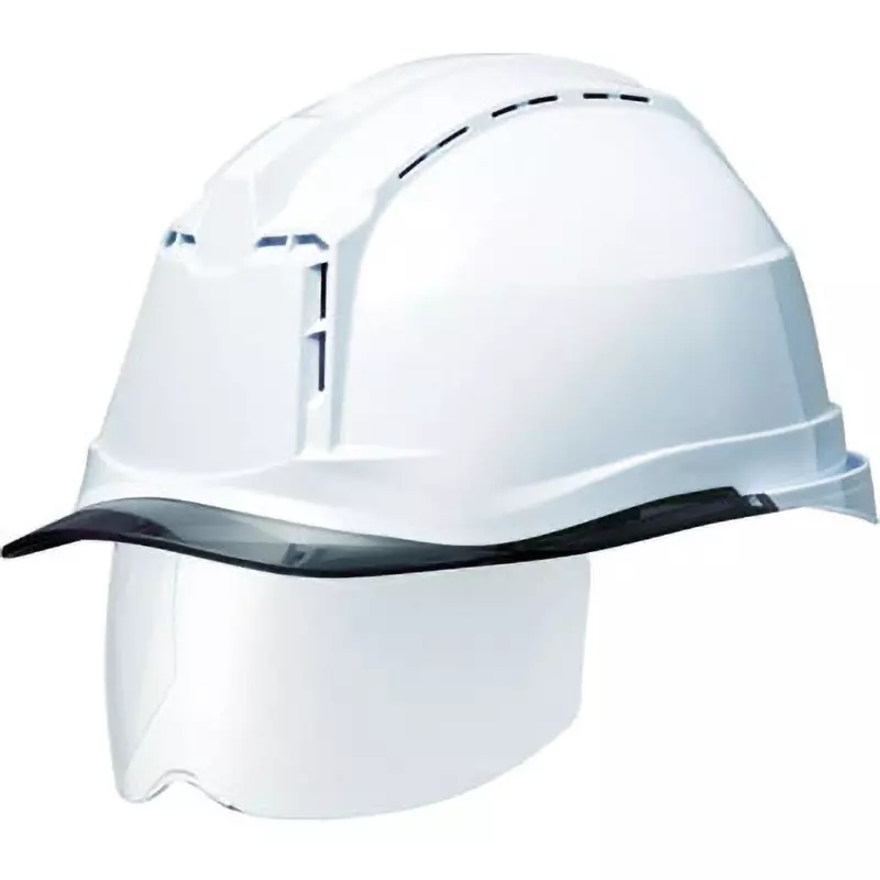 MIDORI Hard Hat 52.5-63 cm Head Circumference White / Smoke, SC-19PCLVSRA3-ALPHA
