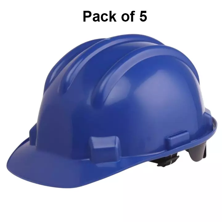angelsafe-safety-helmet-with-adjustable-ratchet-and-chin-strap-hdpe-body-free-size-blue-color-for-head-protection-pack-of-5