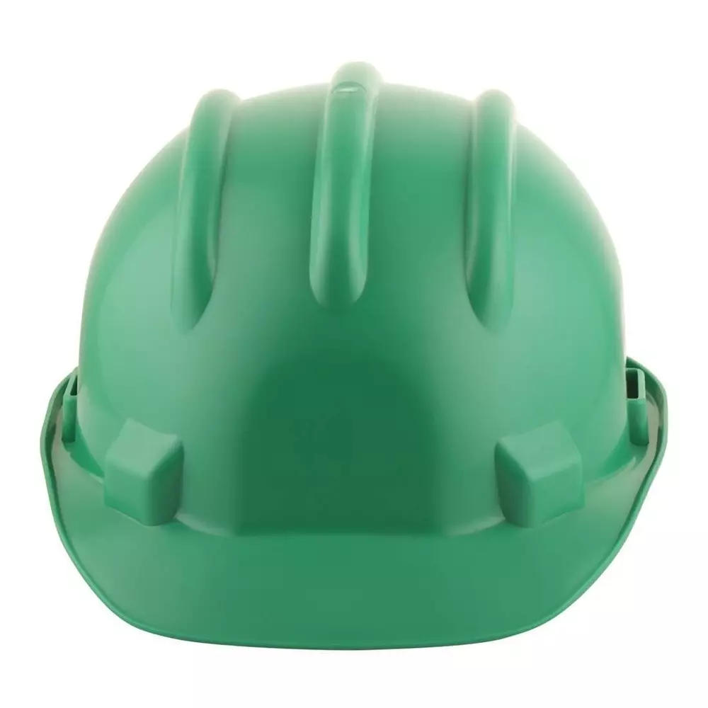 angelsafe-safety-helmet-with-adjustable-ratchet-and-chin-strap-hdpe-body-free-size-green-color-for-head-protection-pack-of-5