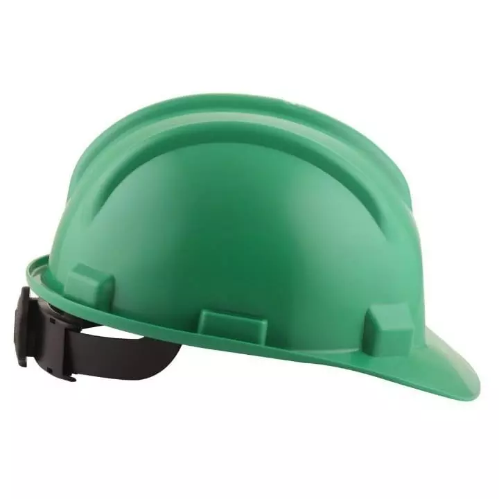 angelsafe-safety-helmet-with-adjustable-ratchet-and-chin-strap-hdpe-body-free-size-green-color-for-head-protection-pack-of-5