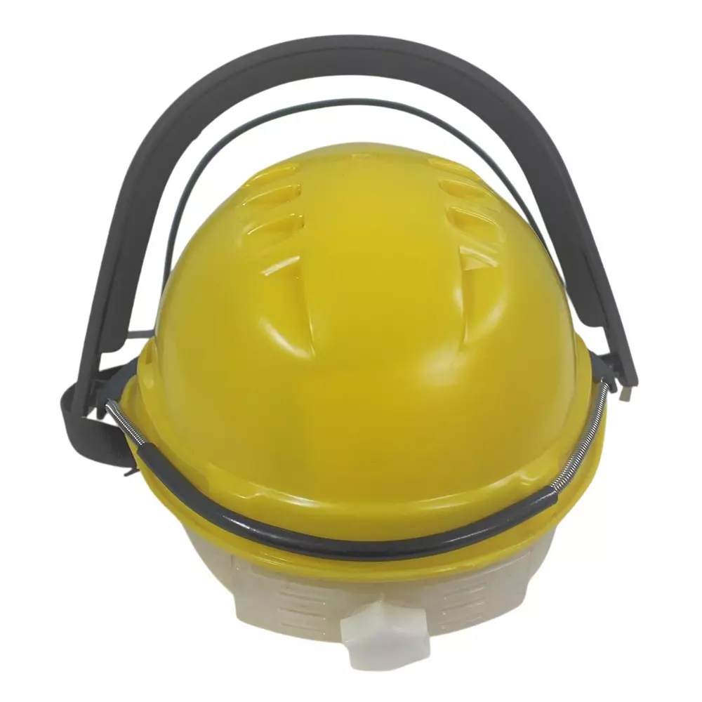 Windsor Safety Helmet with Face Shield Ratchet Yellow