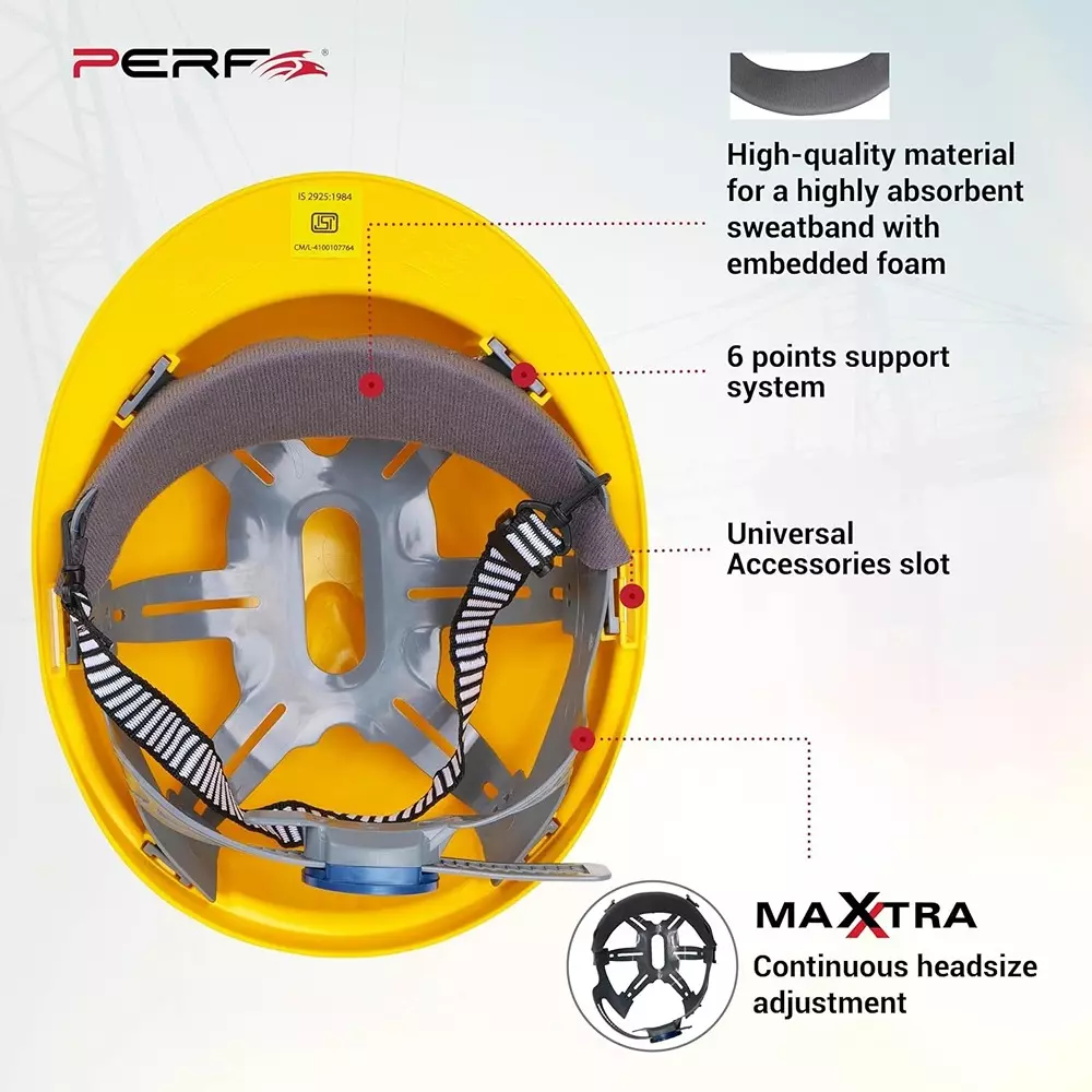 perf-non-vented-safety-helmet-sole-free-size-yellow-plastic-for-industrial-use-maxxtra