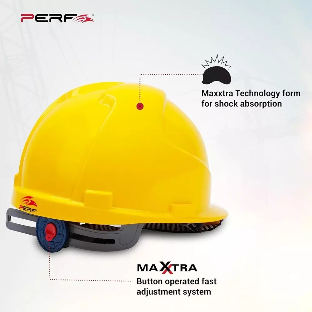 perf-non-vented-safety-helmet-sole-free-size-yellow-plastic-for-industrial-use-maxxtra