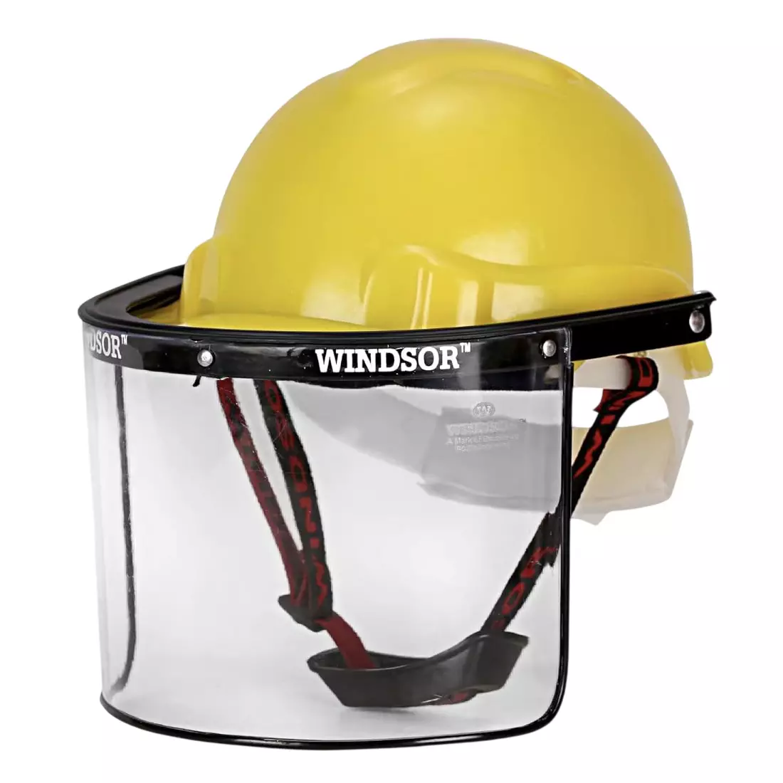 GENERIC SFS Windsor Safety Helmet Ratchet with Spring Face Shield Yellow 8X16 Inch, PII-701