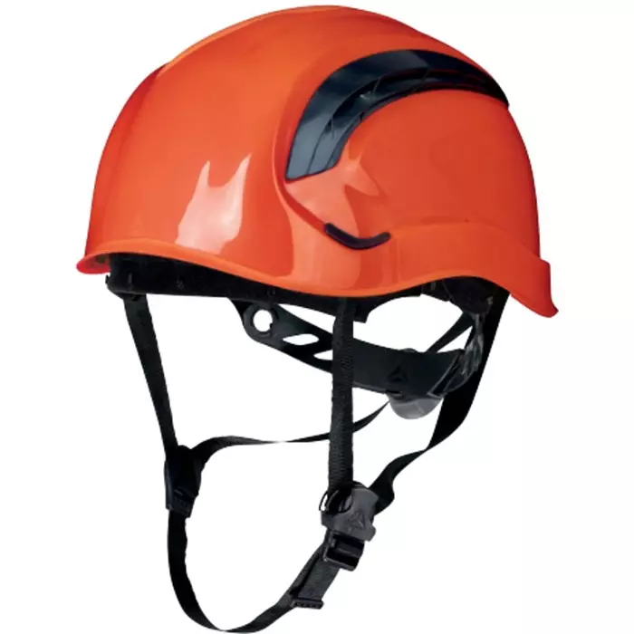 Delta Plus GRANITE WIND Orange Safety Helmet with Chin Strap Adjustable Ventilated, GRAWIORFL