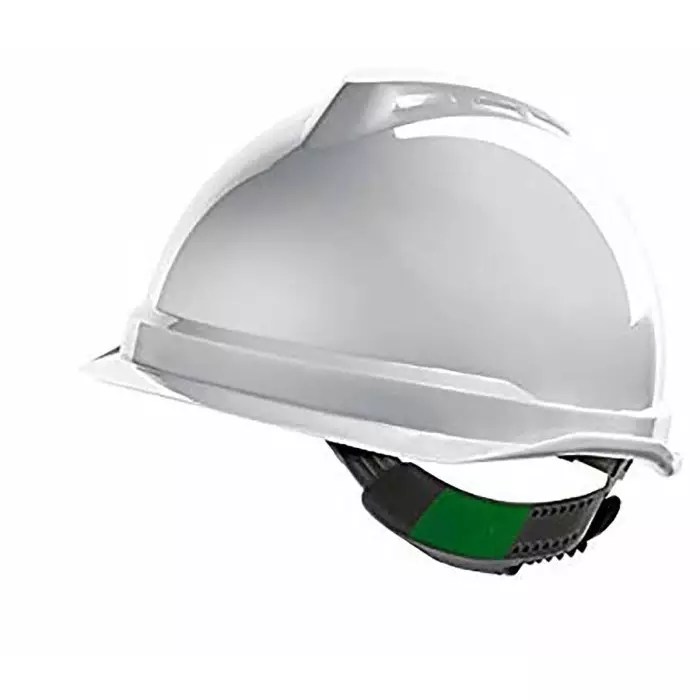 MSA Safety V-Gard 520 White Safety Helmet Adjustable, GV911-0000000-000