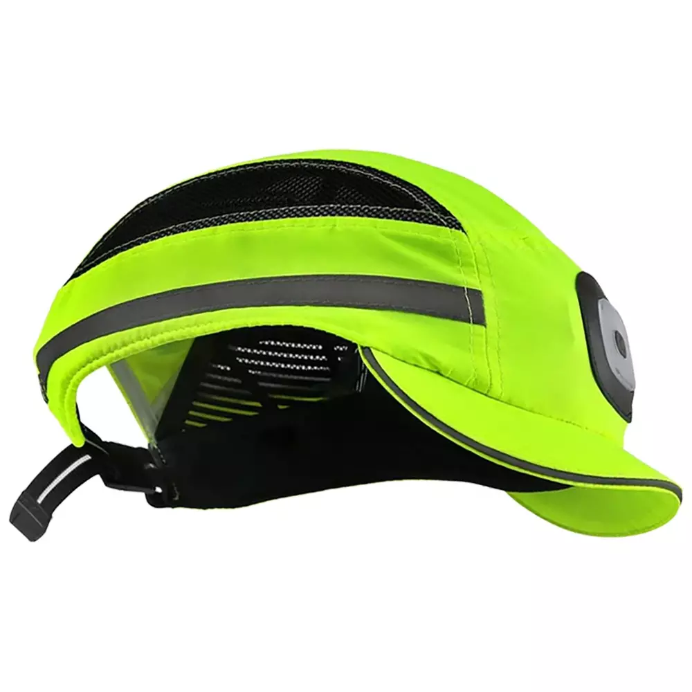 BISON LIFE Safety Bump cap Anti-Shock Foam and Reflective Stripe with LED Light, BC3232