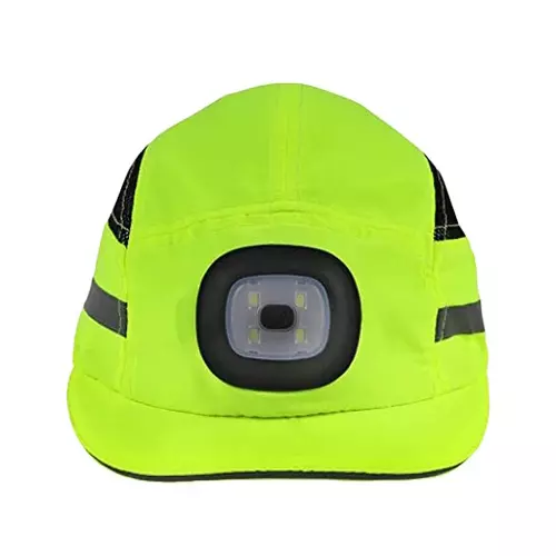 BISON LIFE Safety Bump cap Anti-Shock Foam and Reflective Stripe with LED Light, BC3232