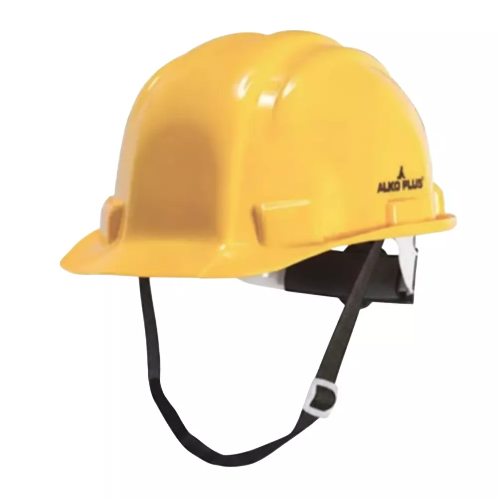 Alko Plus Safety Helmet With Ratchet Fit Adjustment Yellow, APS53