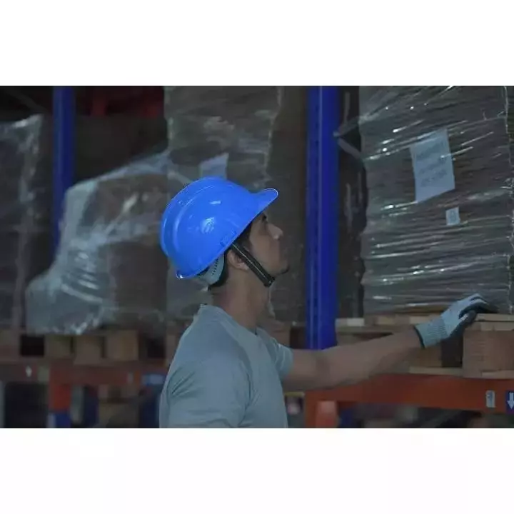 beggosafe-safety-helmet-ratchet-type-adjustable-chin-strap-free-size-polypropylene-co-polymer-blue-pack-of-5