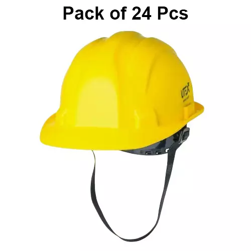 utex-atron-safety-helmet-yellow-free-size-ldpe-wheel-ratchet-for-industrial-use-hd302-pack-of-24-pcs