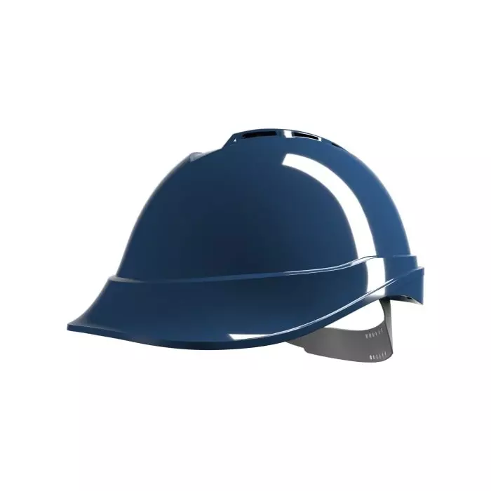 MSA Safety V-Gard 200 Blue Safety Helmet Adjustable Ventilated, GV651-0000000-000
