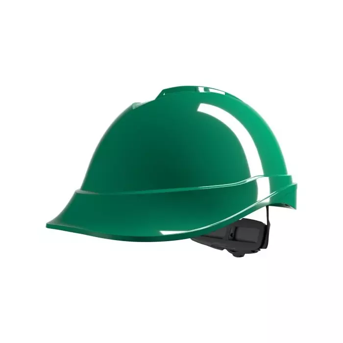 MSA Safety V-Gard 200 Green Safety Helmet Adjustable, GV742-0000000-000