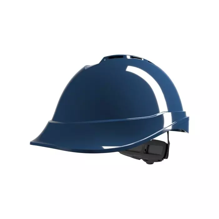 MSA Safety V-Gard 200 Blue Safety Helmet Adjustable Ventilated, GV652-0000000-000