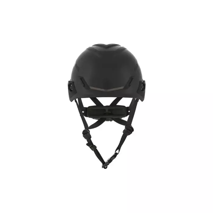 MSA Safety V-Gard H1 Black Safety Helmet with Chin Strap Adjustable Ventilated, 10194790