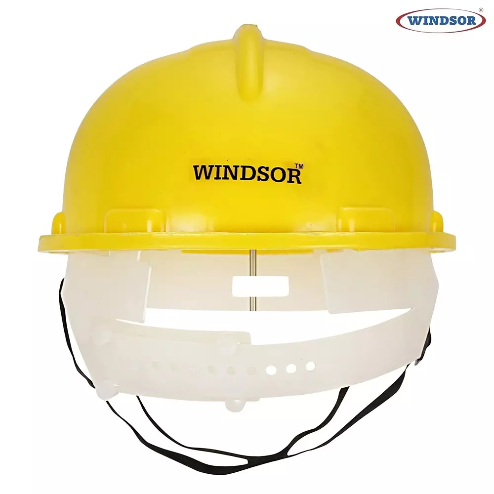 Windsor Helmet Ratchet With Spring Face Shield Head Free Size Ratchet Yellow, 703-Lite_