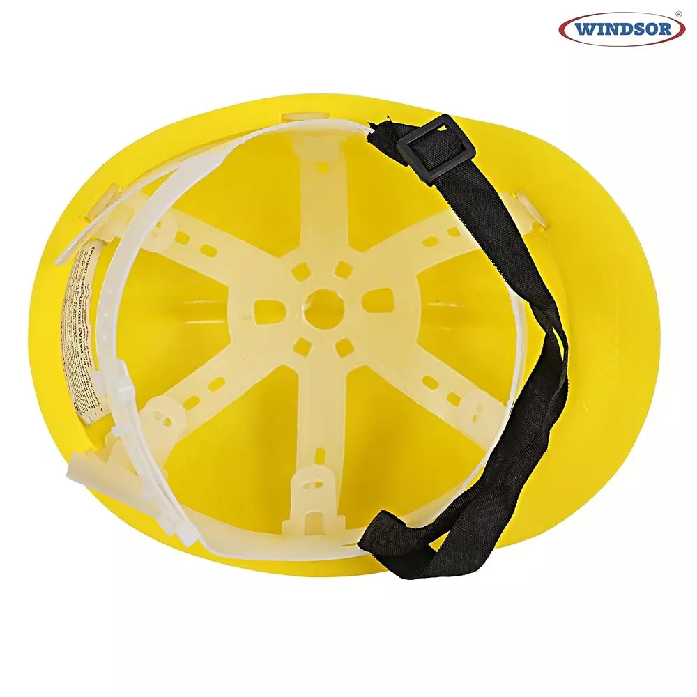 Windsor Helmet Ratchet With Spring Face Shield Head Free Size Ratchet Yellow, 703-Lite_