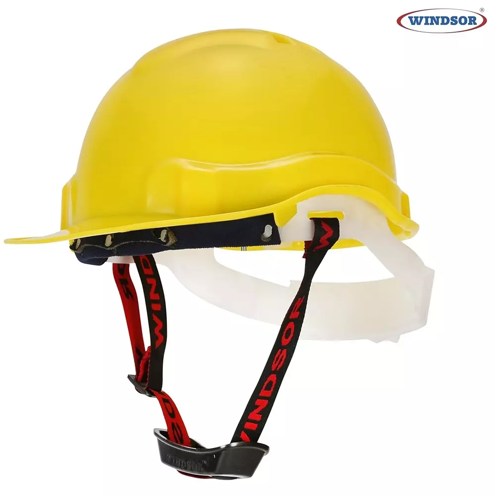 Windsor Helmet Ratchet With Spring Face Shield Head Free Size Ratchet Yellow, 705-Ratchet_