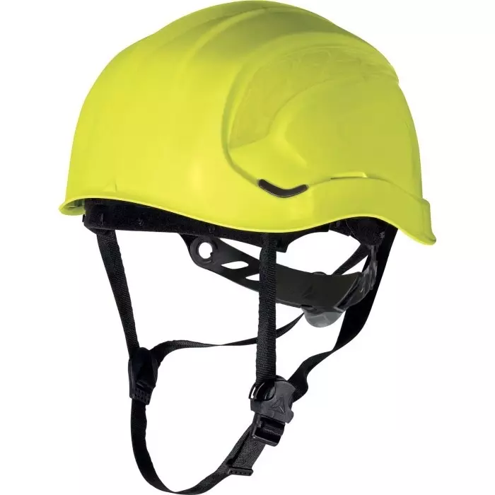 Delta Plus GRANITE PEAK Yellow Safety Helmet with Chin Strap Adjustable, GRAPEJAFL