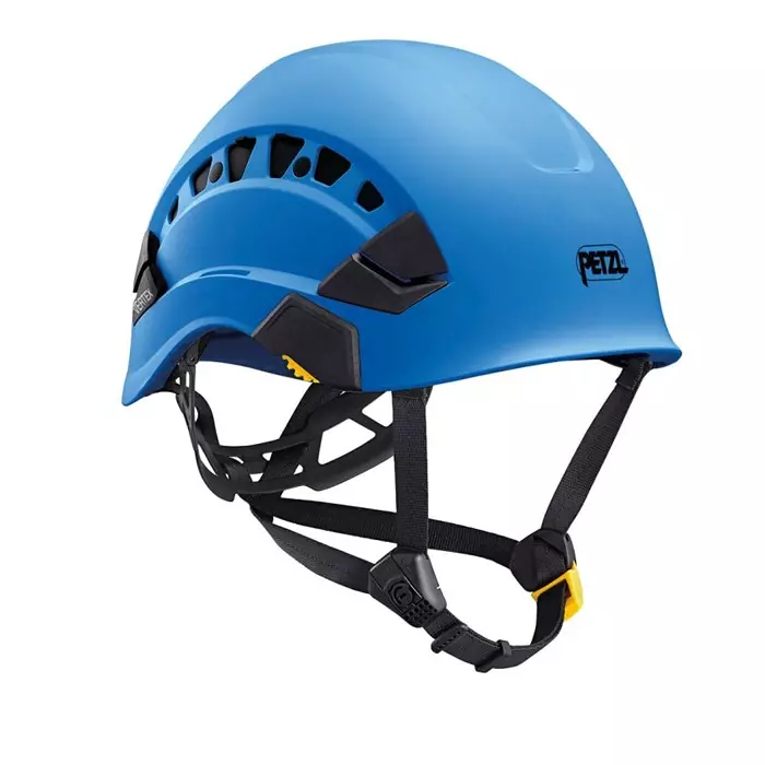 Petzl VERTEX VENT Blue Safety Helmet with Chin Strap Adjustable Ventilated, A010CA05