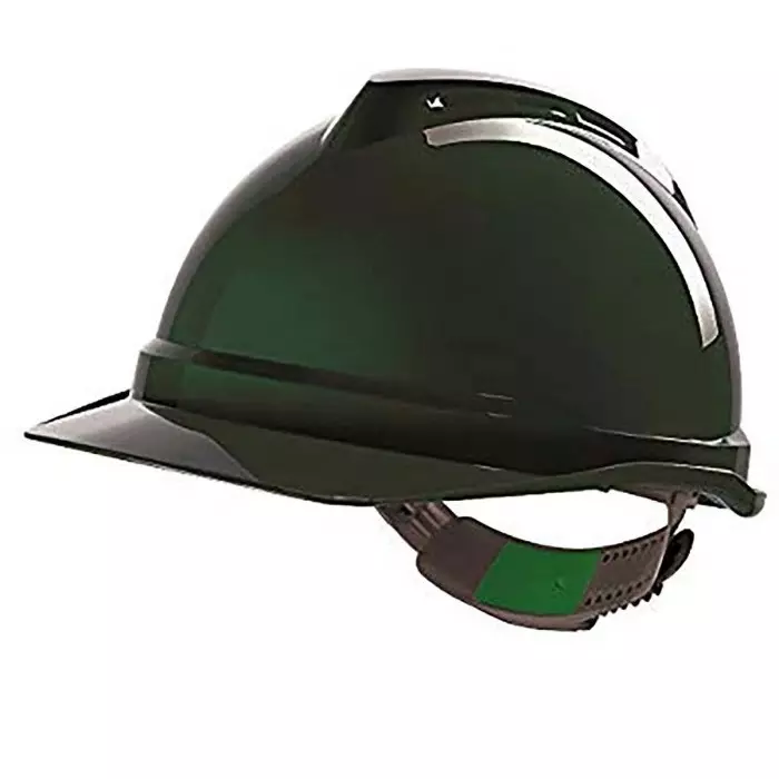 MSA Safety V-Gard 500 Green Safety Helmet Adjustable, GV541-0000000-000