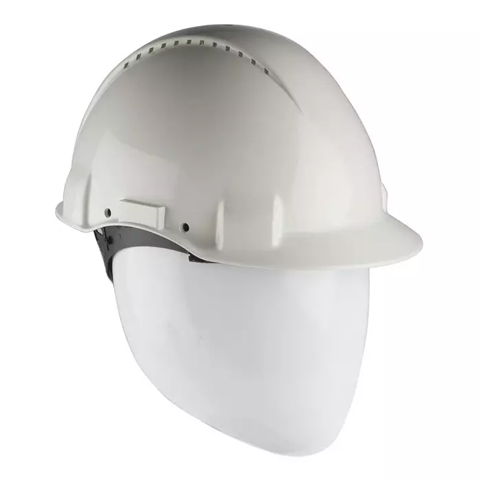 3M G3000 White Safety Helmet Adjustable Ventilated, G3000C VI