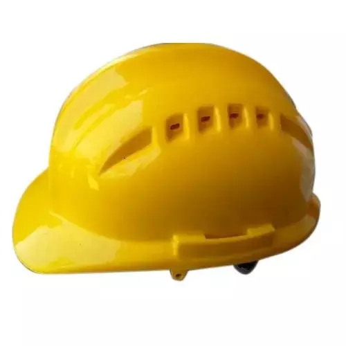Safe Dot Air Boss Safety Helmet withotut Ratchet Adjustable 4 Point Cradle 3 Holes HDPE 345 g Assorted for Industrial and Factory Use, (Pack of 25 Pcs)