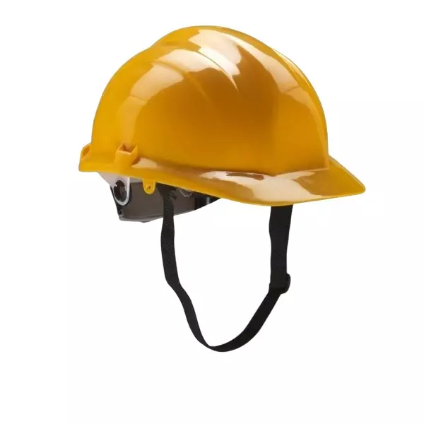Udyogi Ultra Safety Helmet with Ratchet Fit Adjustment HDPE Yellow 51 - 62 cm, 5000 LRX