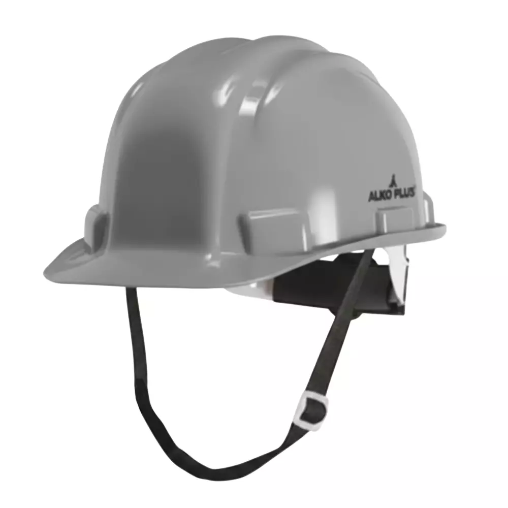Alko Plus Safety Helmet With Ratchet Fit Adjustment Grey, APS53 (Pack of 5)