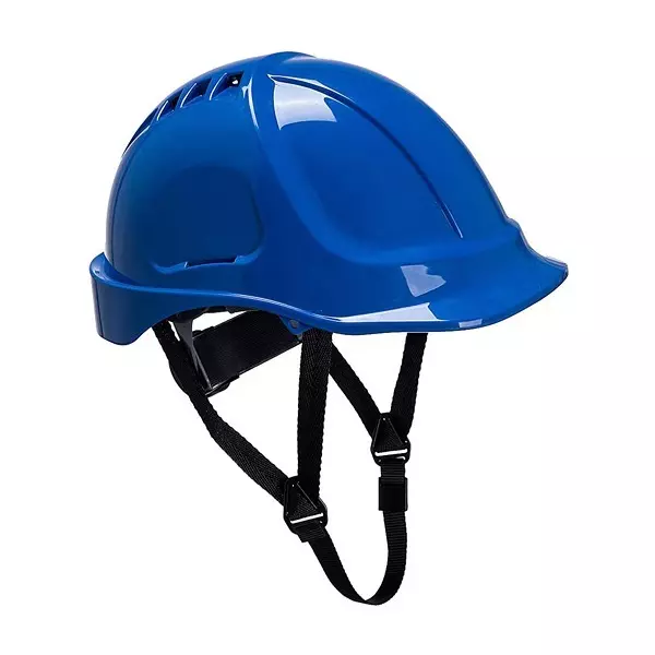 Portwest Endurance Safety Helmet Royal Blue Acrylonitrile Butadiene Styrene for Industrial Use, PS55