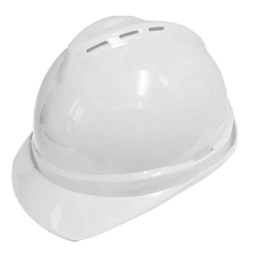 Ingco Safety Helmet with Ventilation PE Shell Material 6 Point Suspension and Chin Strap