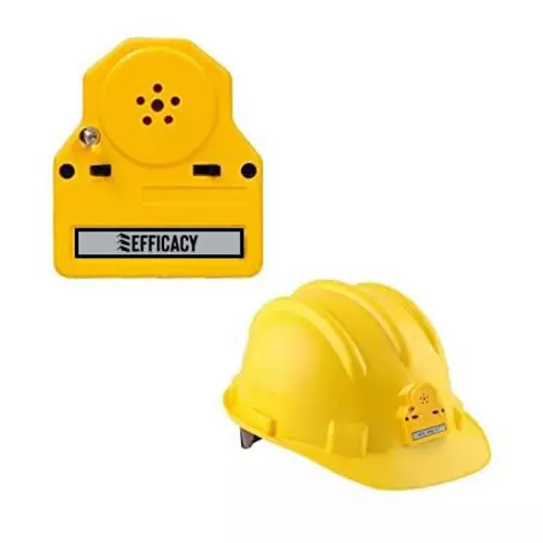 Efficacy Safety Helmet & Voltage Detector HTC PSD II PVC Plastic Body Yellow Color Resistant To Cracks, Mild Chemicals, Sun, etc.