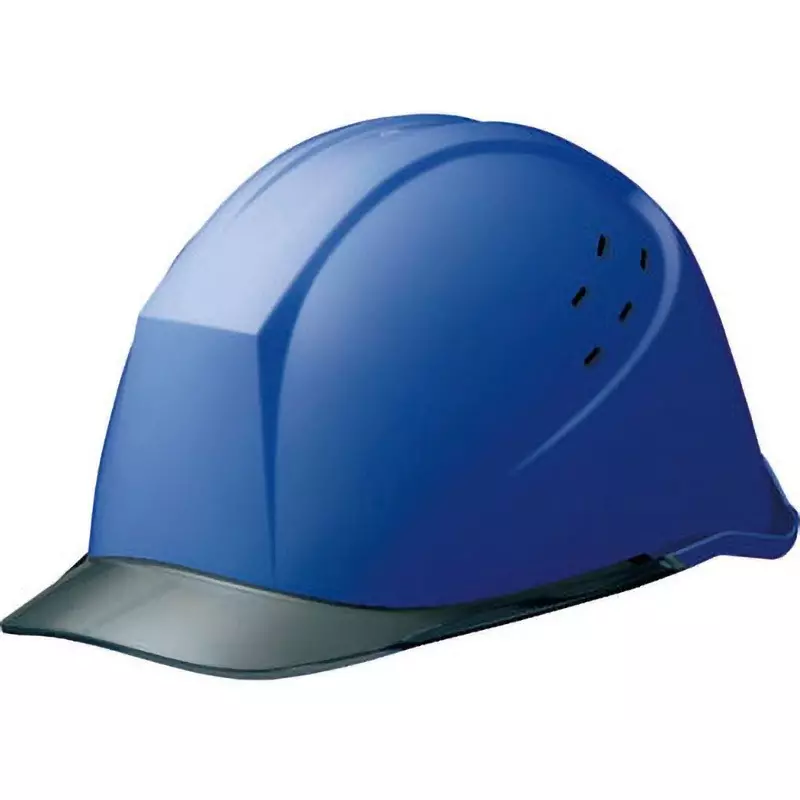 MIDORI Safety Helmet 51-60 cm Head Circumference Blue / Smoke, LSC-11PCLV