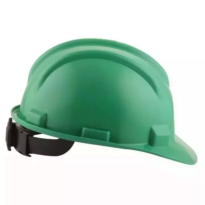 beggosafe-safety-helmet-ratchet-type-adjustable-chin-strap-free-size-polypropylene-co-polymer-green-pack-of-5